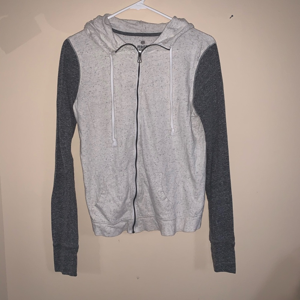 Light zip up hoodie